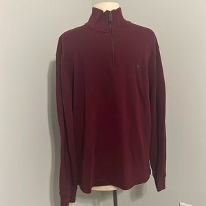 Men’s polo zip up sweater